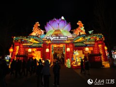 第40届南京秦淮灯会亮灯 形成“东书西灯”布局
