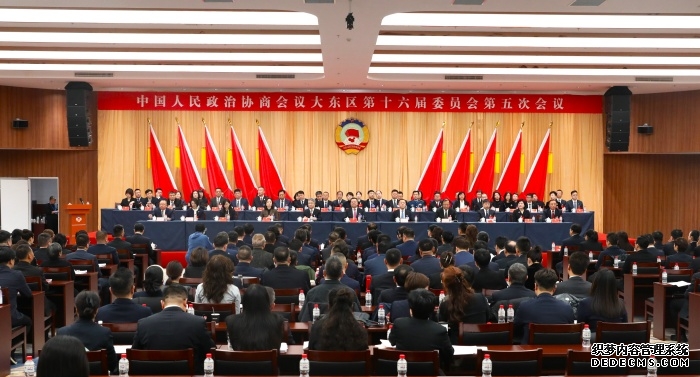 政协大东区第十六届委员会第五次会议开幕